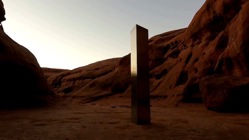 Záhadný utažský monolit zmizel